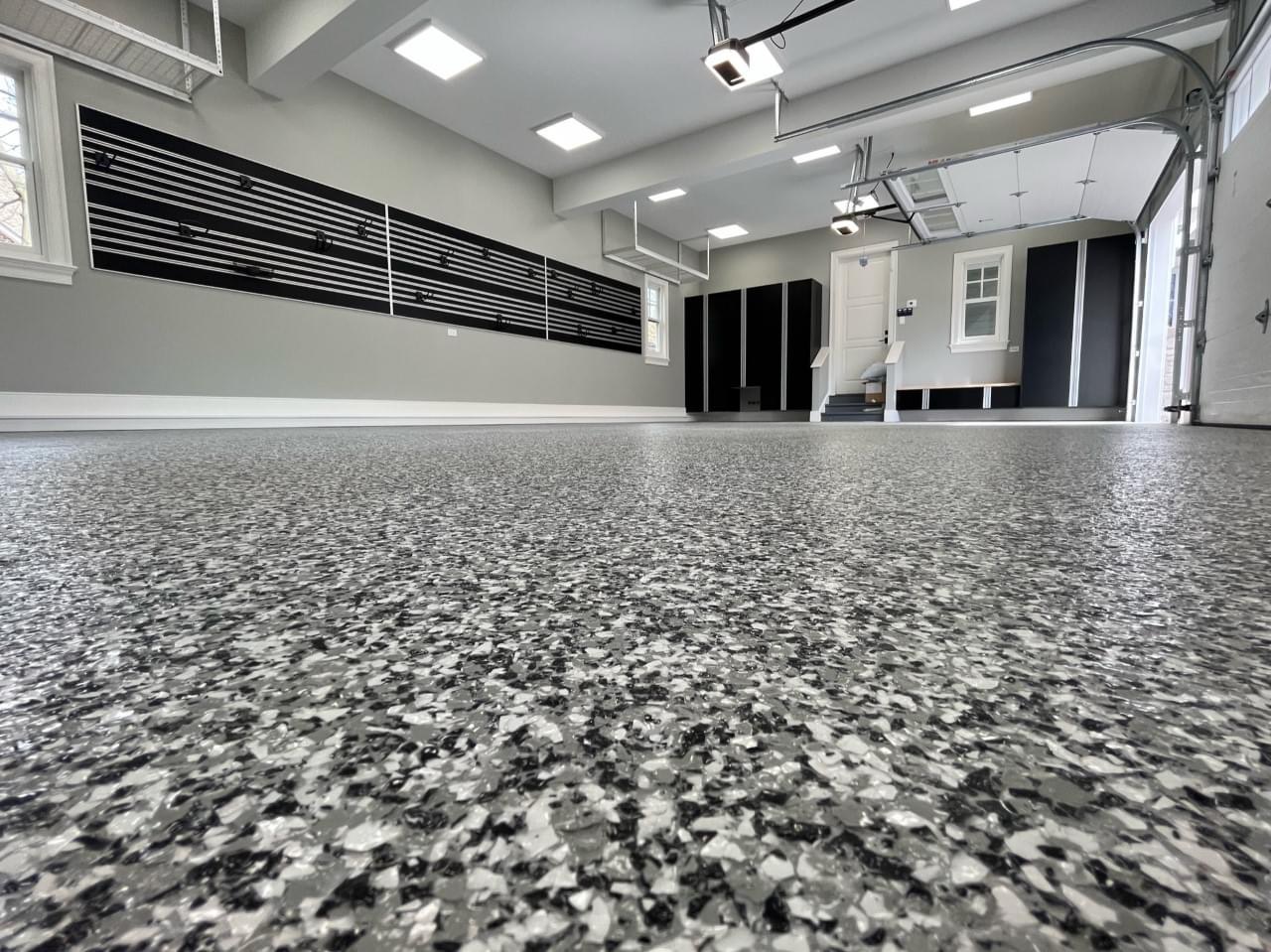 Epoxy & polyaspartic coating
